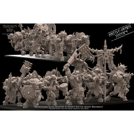 Hommes bêtes - Battle ready Minotaures 2 armes    (2)