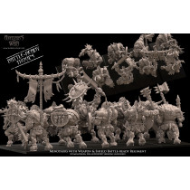 Hommes bêtes - Battle ready Minotaures 2 armes   