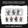 Infanterie US WW2 – Figurines 3D 28mm & 15mm pour Wargames  
