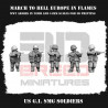 Infanterie US WW2 – Figurines 3D 28mm & 15mm pour Wargames  
