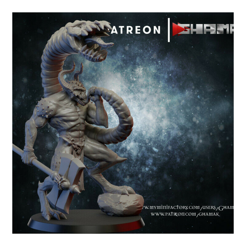 "Démons du Chaos Ghamak - Figurines 3D pour Wargames Fantasy & Batailles Épiques"