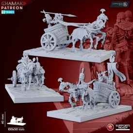Morts vivants - Sand Skeleton Chariots    (2)