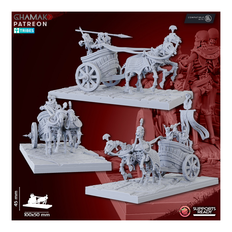 Morts vivants - Sand Skeleton Chariots   
