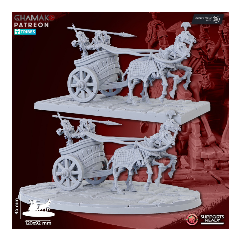 Morts vivants - Sand Skeleton Chariots   