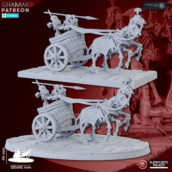 Morts vivants - Sand Skeleton Chariots   