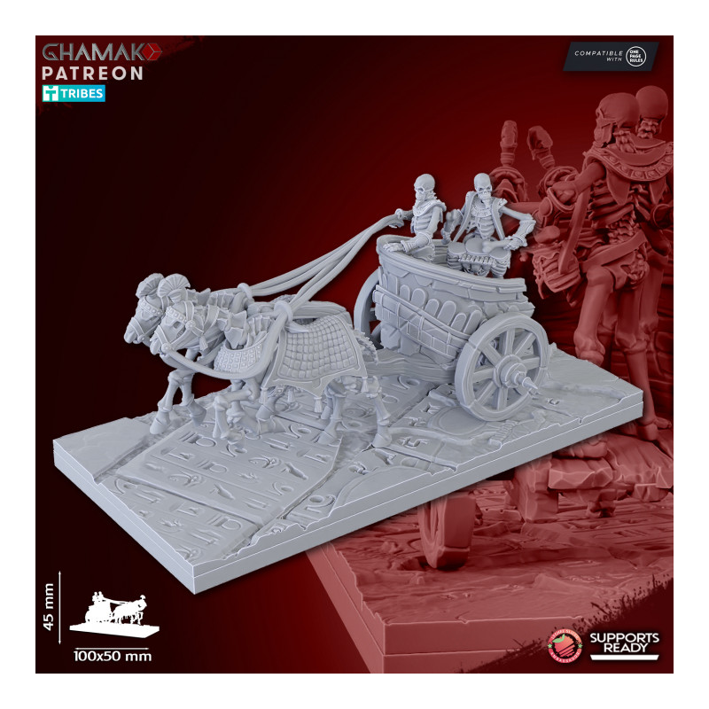 Morts vivants - Sand Skeleton Chariots   