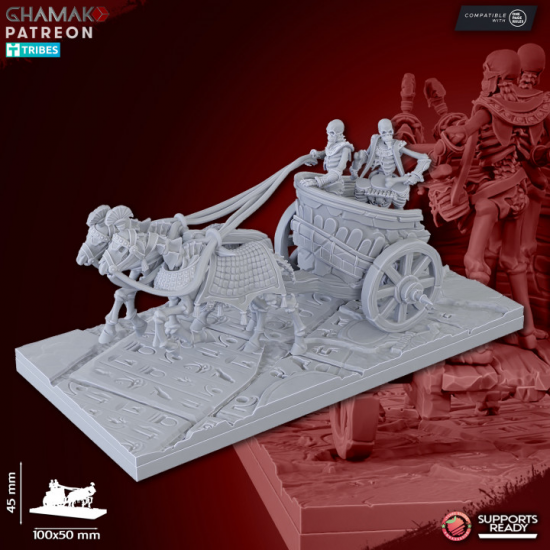 Morts vivants - Sand Skeleton Chariots   