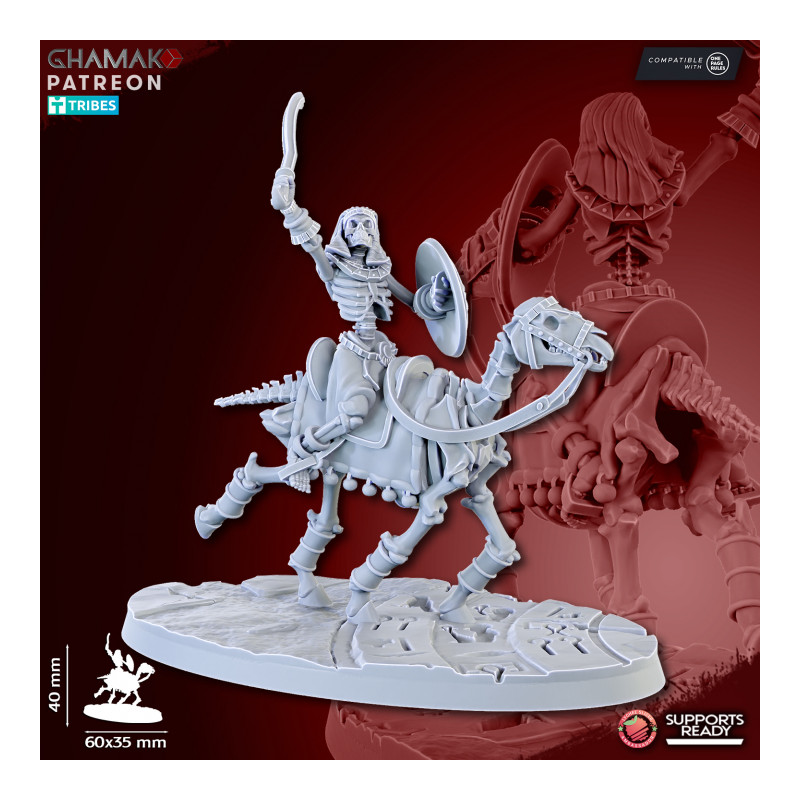 Mort Vivant - Sand Skeleton Horsemen   