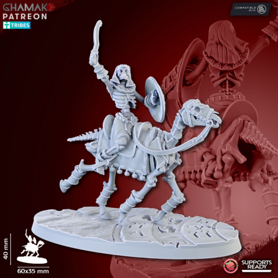 Mort Vivant - Sand Skeleton Horsemen   