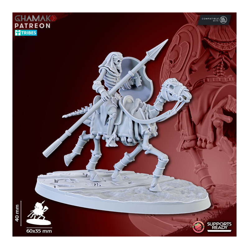 Mort Vivant - Sand Skeleton Horsemen   