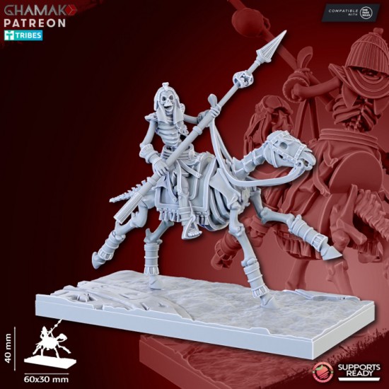 Mort Vivant - Sand Skeleton Horsemen   