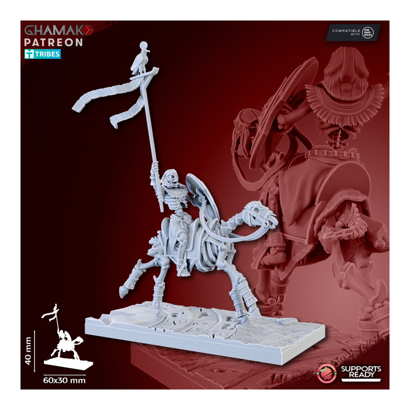 Mort Vivant - Sand Skeleton Horsemen   