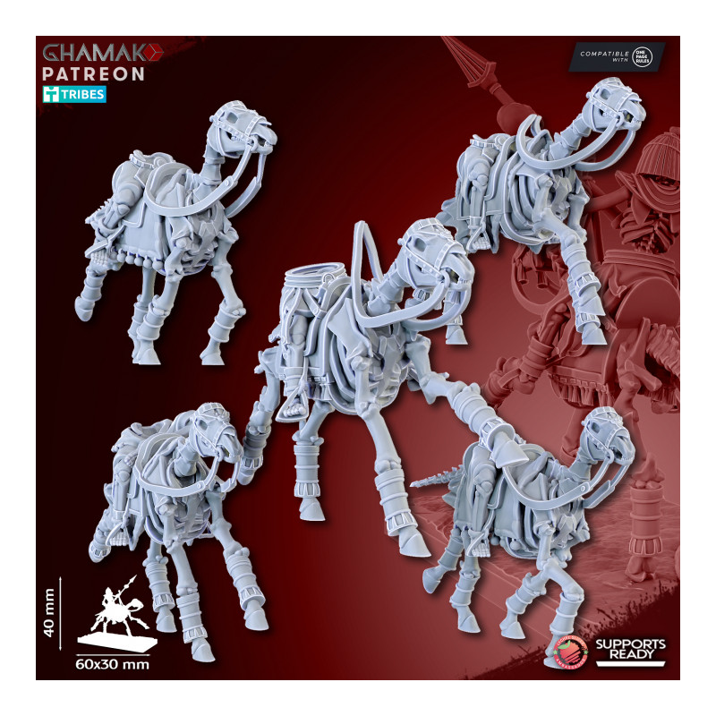 Mort Vivant - Sand Skeleton Horsemen   