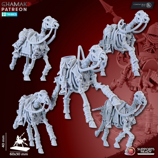 Mort Vivant - Sand Skeleton Horsemen   