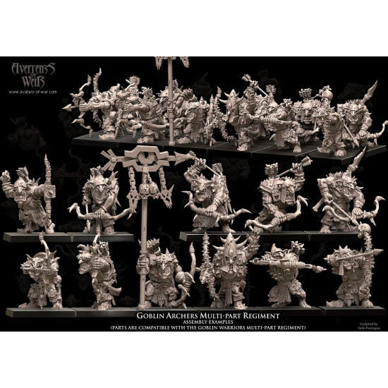 Orques et gobelins - Battle Ready Régiment d'archers Gobelins   