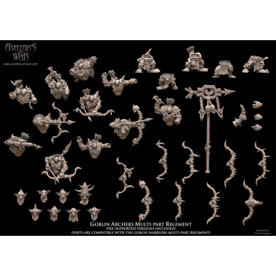 Orques et gobelins - Battle Ready Régiment d'archers Gobelins   