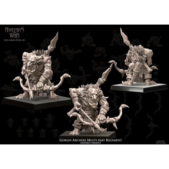 Orques et gobelins - Battle Ready Régiment d'archers Gobelins   