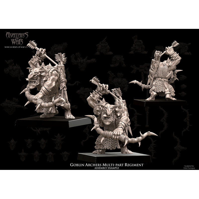 Orques et gobelins - Battle Ready Régiment d'archers Gobelins   