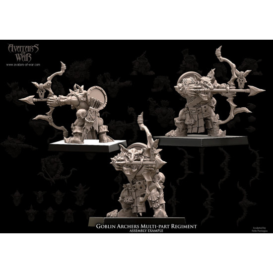 Orques et gobelins - Battle Ready Régiment d'archers Gobelins   