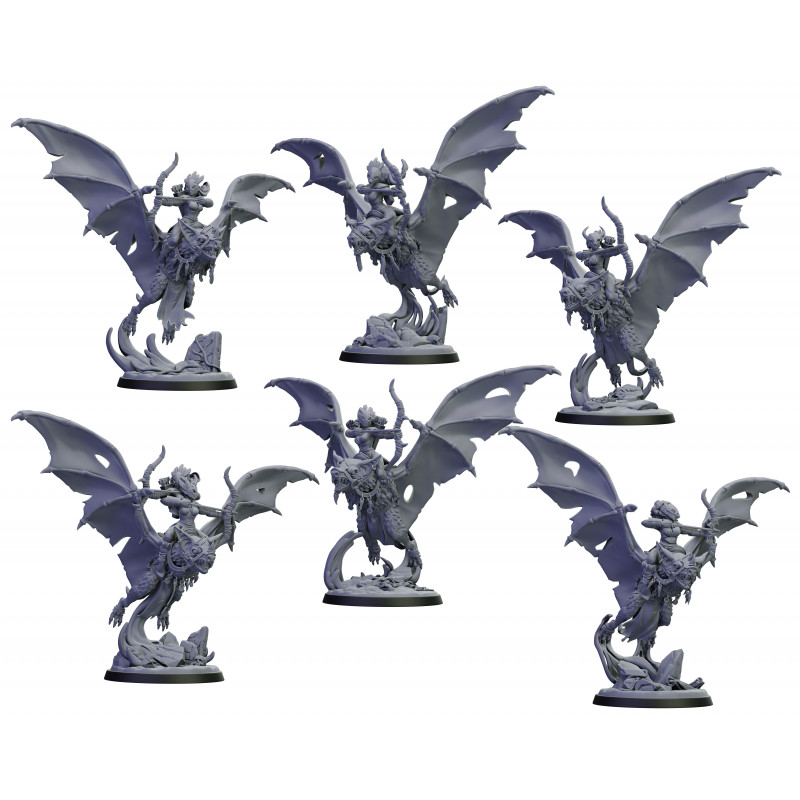 Elfes noirs - Archères sur chauve souris 