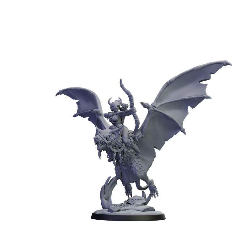 Elfes noirs - Archères sur chauve souris   