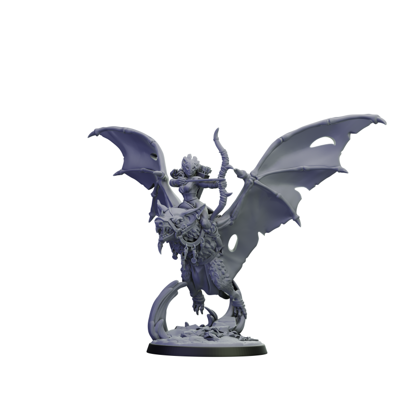 Elfes noirs - Archères sur chauve souris   