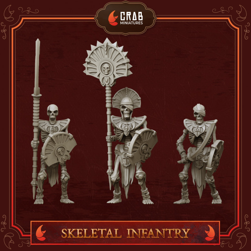 Dynasties Immortelles - Infanterie Squelettes 