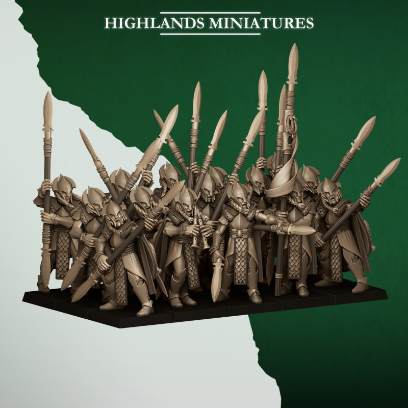 Feral Elfes - Lanciers 