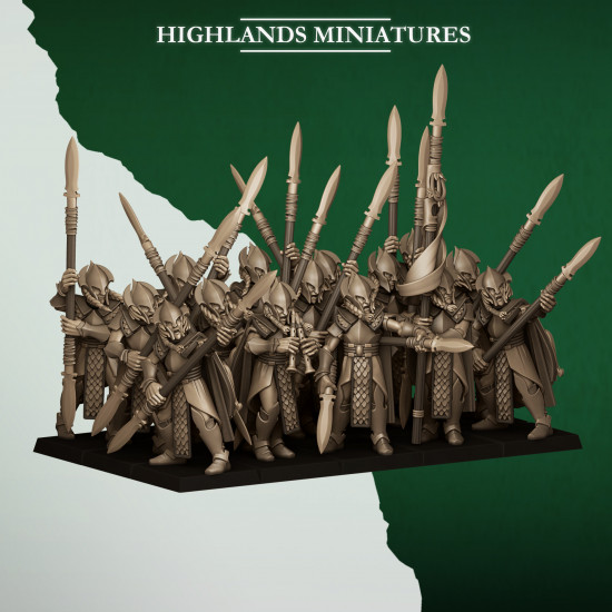 Feral Elfes - Lanciers 