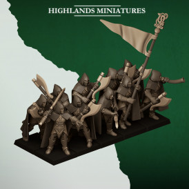 Feral Elfes - Gardes avec haches 