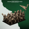 Feral Elfes - Gardes avec haches 