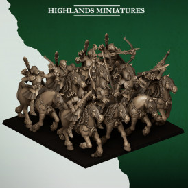 Feral Elfes - Archers à cheval 