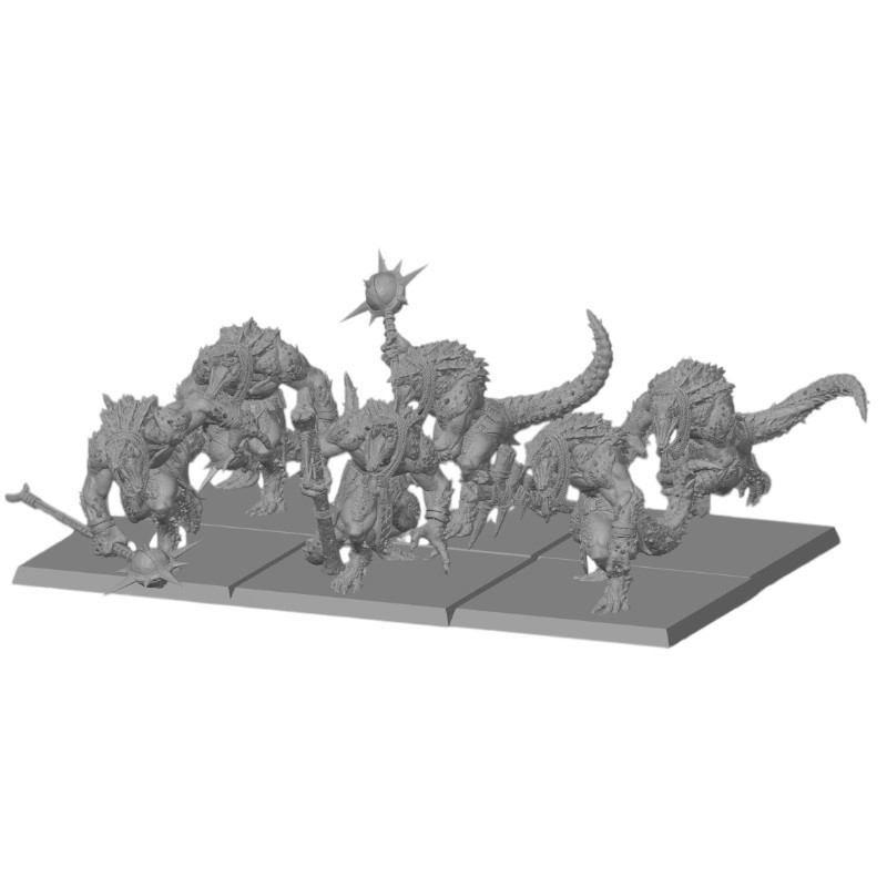 Hommes lézards - Guerriers Caïmans   