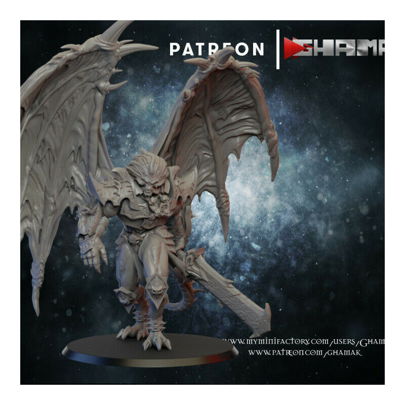 "Démons du Chaos Ghamak - Figurines 3D pour Wargames Fantasy & Batailles Épiques"