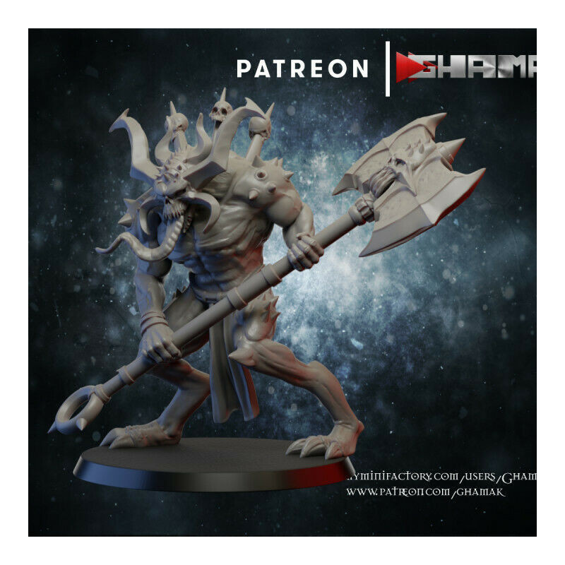 "Démons du Chaos Ghamak - Figurines 3D pour Wargames Fantasy & Batailles Épiques"