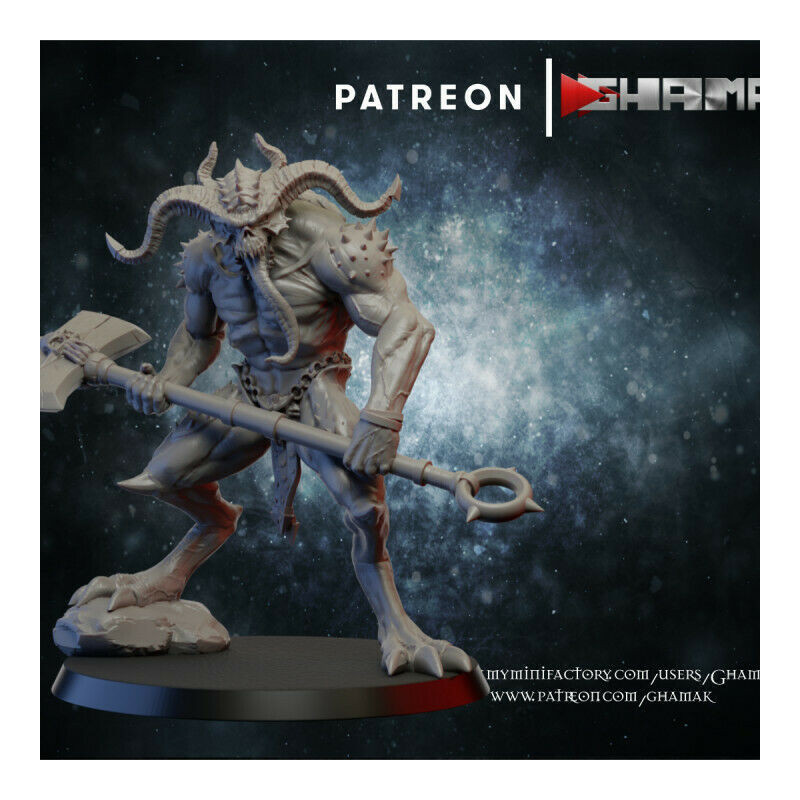 "Démons du Chaos Ghamak - Figurines 3D pour Wargames Fantasy & Batailles Épiques"