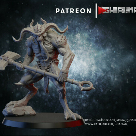 "Démons du Chaos Ghamak - Figurines 3D pour Wargames Fantasy & Batailles Épiques"
