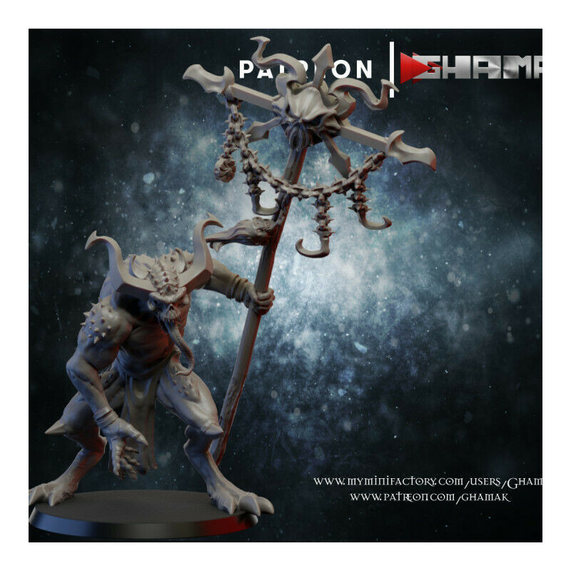 "Démons du Chaos Ghamak - Figurines 3D pour Wargames Fantasy & Batailles Épiques"