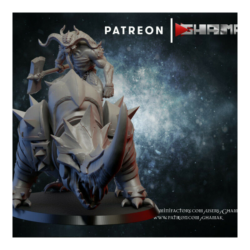 "Démons du Chaos Ghamak - Figurines 3D pour Wargames Fantasy & Batailles Épiques"