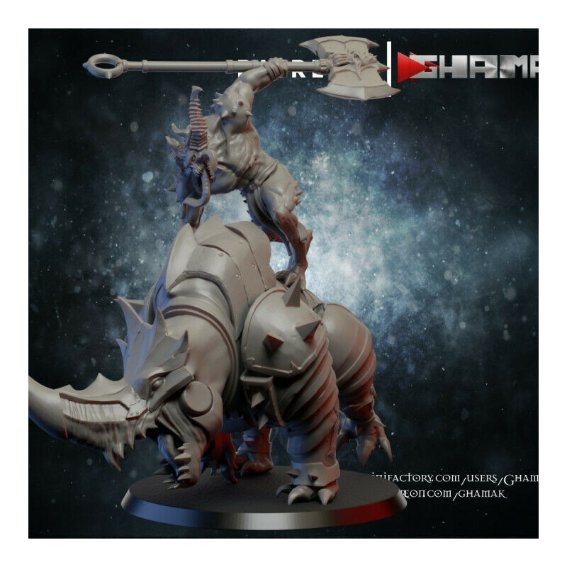 "Démons du Chaos Ghamak - Figurines 3D pour Wargames Fantasy & Batailles Épiques"