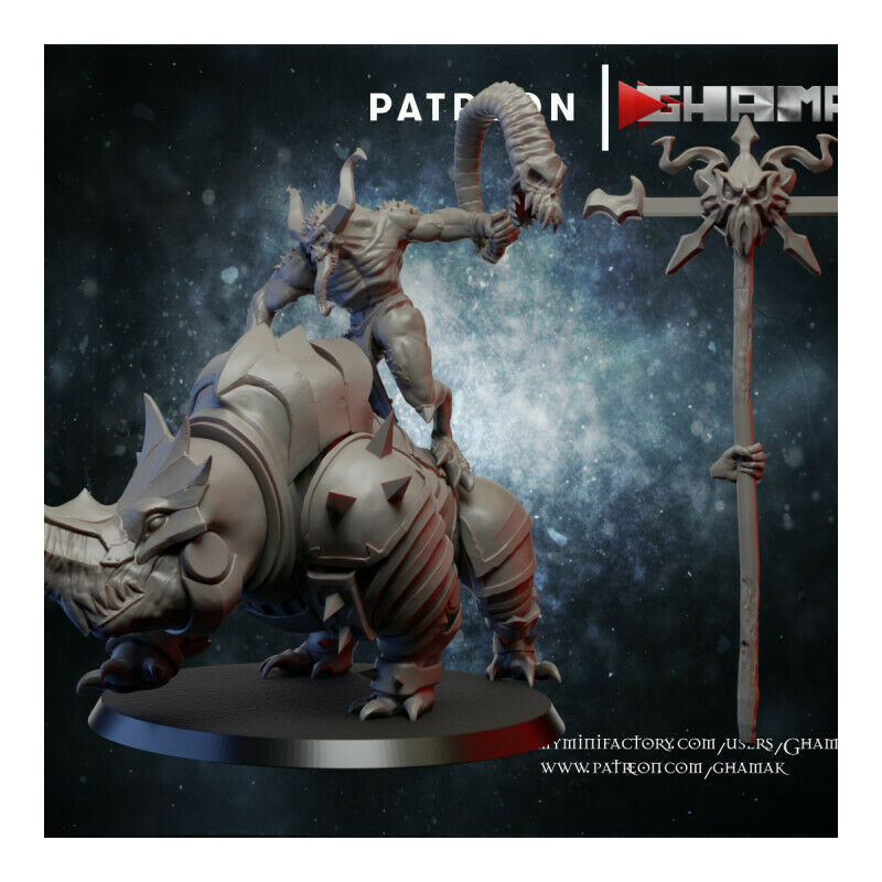 "Démons du Chaos Ghamak - Figurines 3D pour Wargames Fantasy & Batailles Épiques"