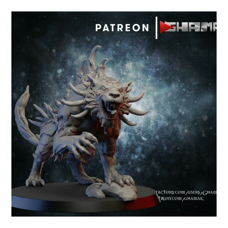 "Démons du Chaos Ghamak - Figurines 3D pour Wargames Fantasy & Batailles Épiques"