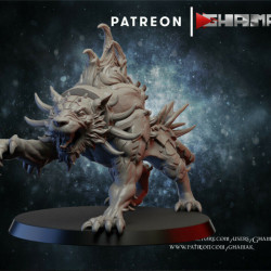 Figurine 3D Résine jeux de figurines Démon du sang-Chien 3  (2)