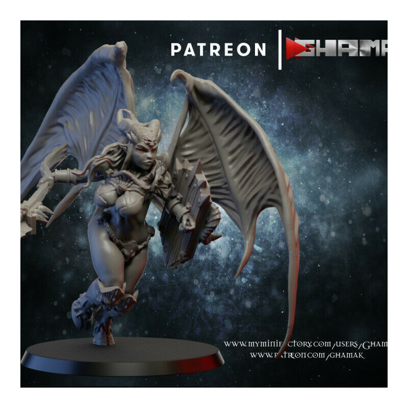 "Démons du Chaos Ghamak - Figurines 3D pour Wargames Fantasy & Batailles Épiques"