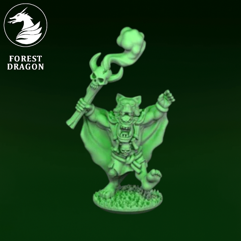 Orques et Gobelins - Chaman orque 1 