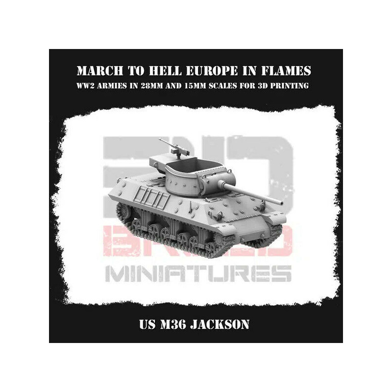 Véhicules & Tanks US WW2 – Figurines 3D 28mm & 15mm pour Wargames  
