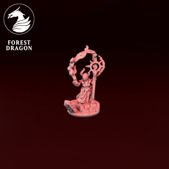 Chaos - Sorcier à pieds 