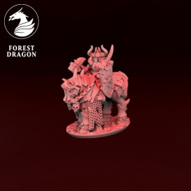 Chaos - Héros à cheval marteau 