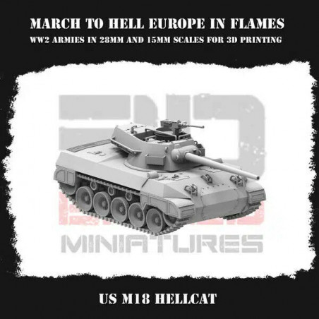 Véhicules & Tanks US WW2 – Figurines 3D 28mm & 15mm pour Wargames  
