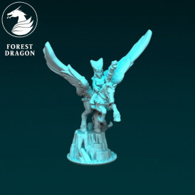 Chevaliers du Royaume - Sorcière sur pégase  